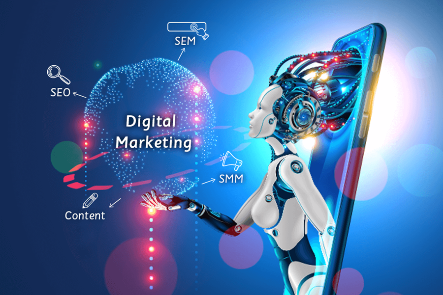 L'alliance du marketing numérique et l'intelligence artificielle.