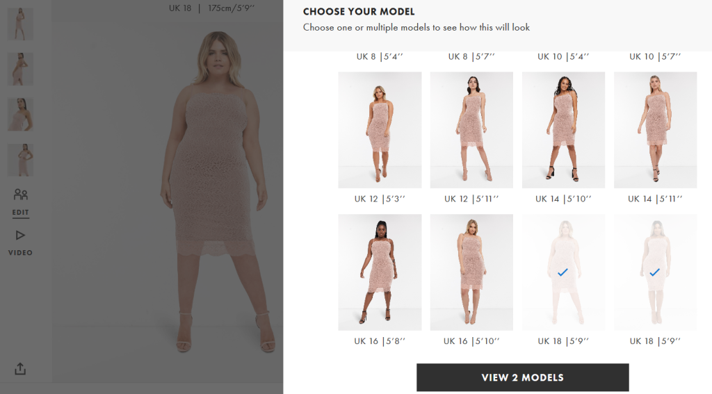 asos et l'outil see my fit de réalité augmentée