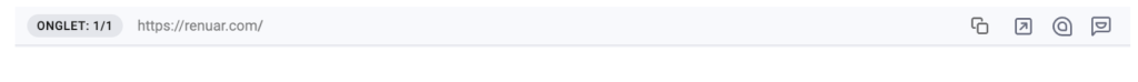 Barre d’URL Hotjar 