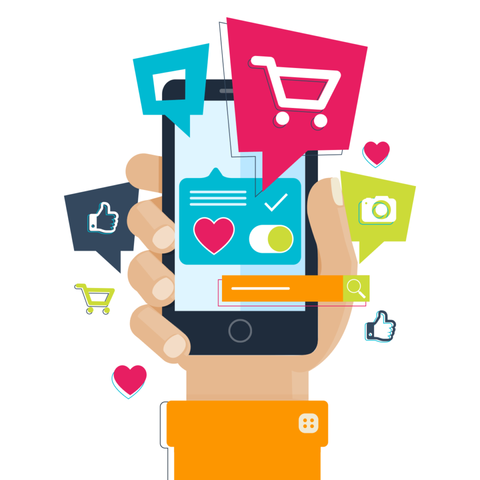 Social shopping illustration. Source : https://homepage.rs/blog-en/social-shopping-and-social-commerce-are-you-ready-for-it/