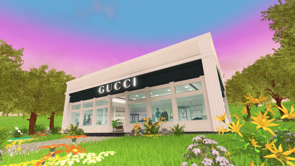 Gucci town on Roblox par 