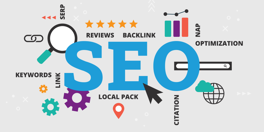 Picture showing that which components are included in the SEO.