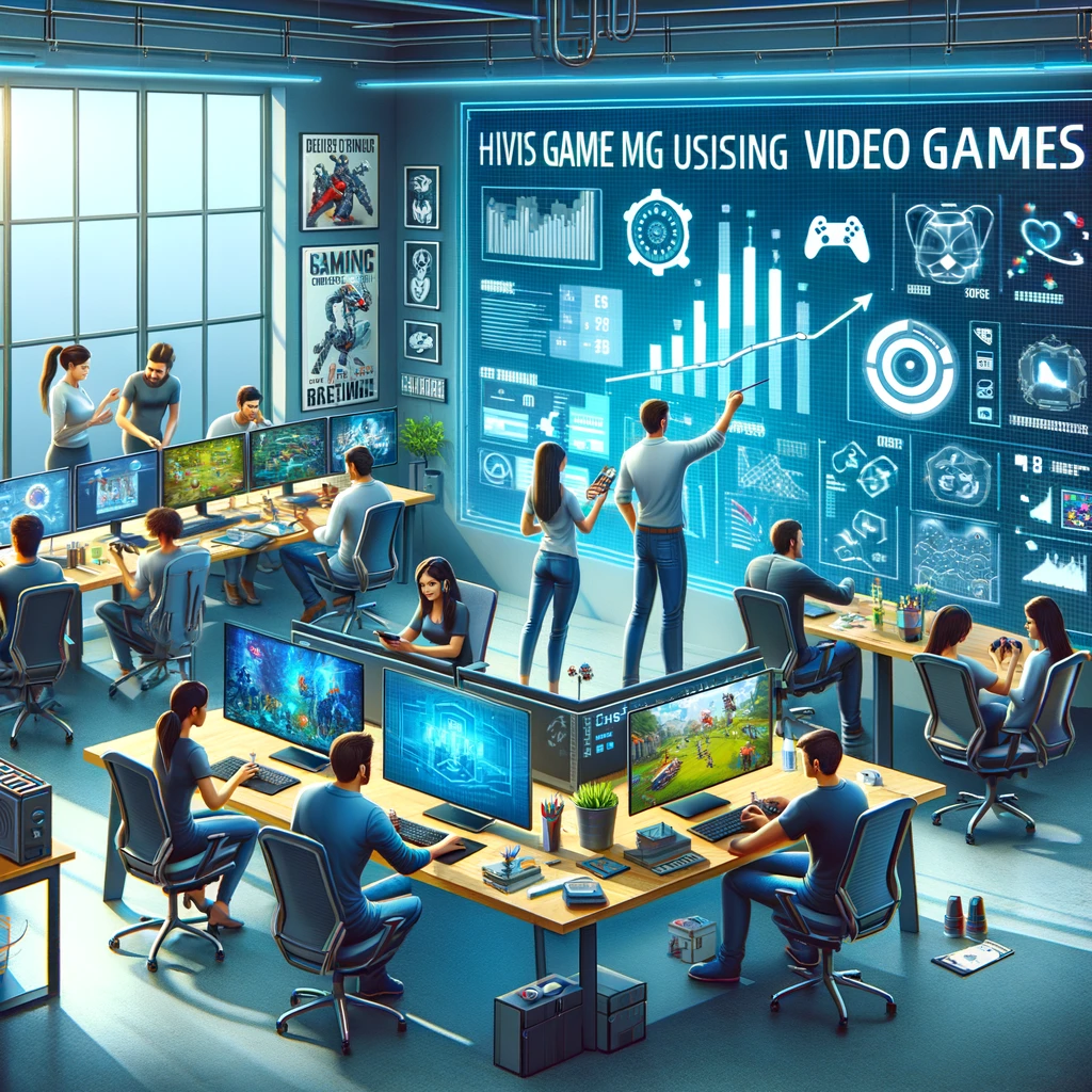 une entreprise utilisant les jeux vidéos pour son marketing digital