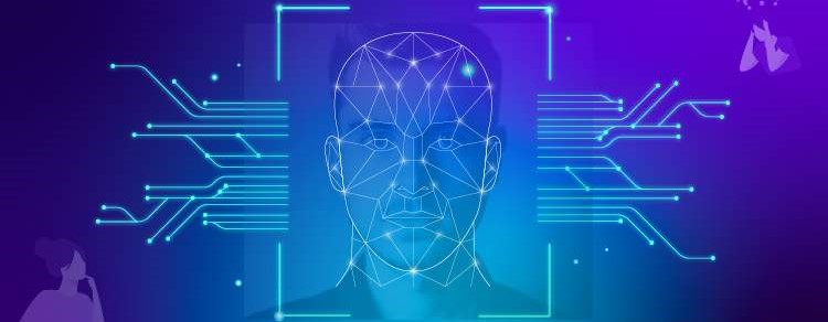 Man's face being analyzed by emotional AI to create personalized digital marketing ads successfully.