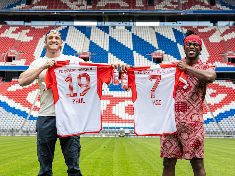 Campagne marketing numérique FC Bayern Munich annonce Prime Hydration comme partenaire officiel