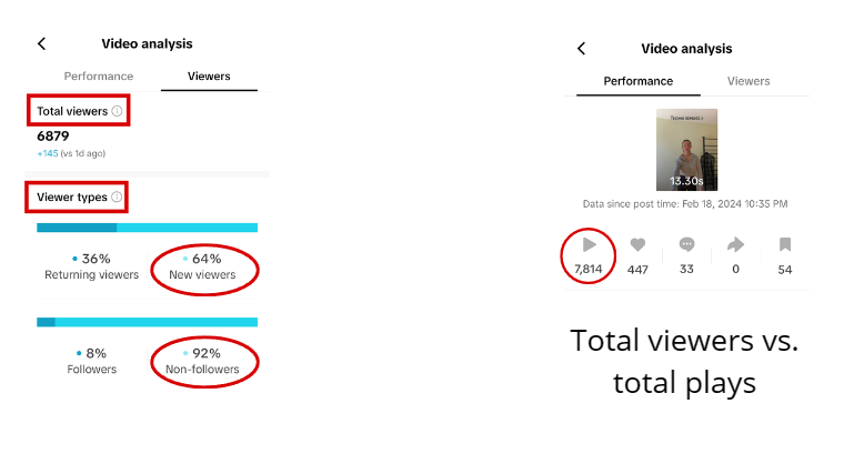 Video analysis - Viewers tab metrics: Top words in comments, viewers types, total viewers