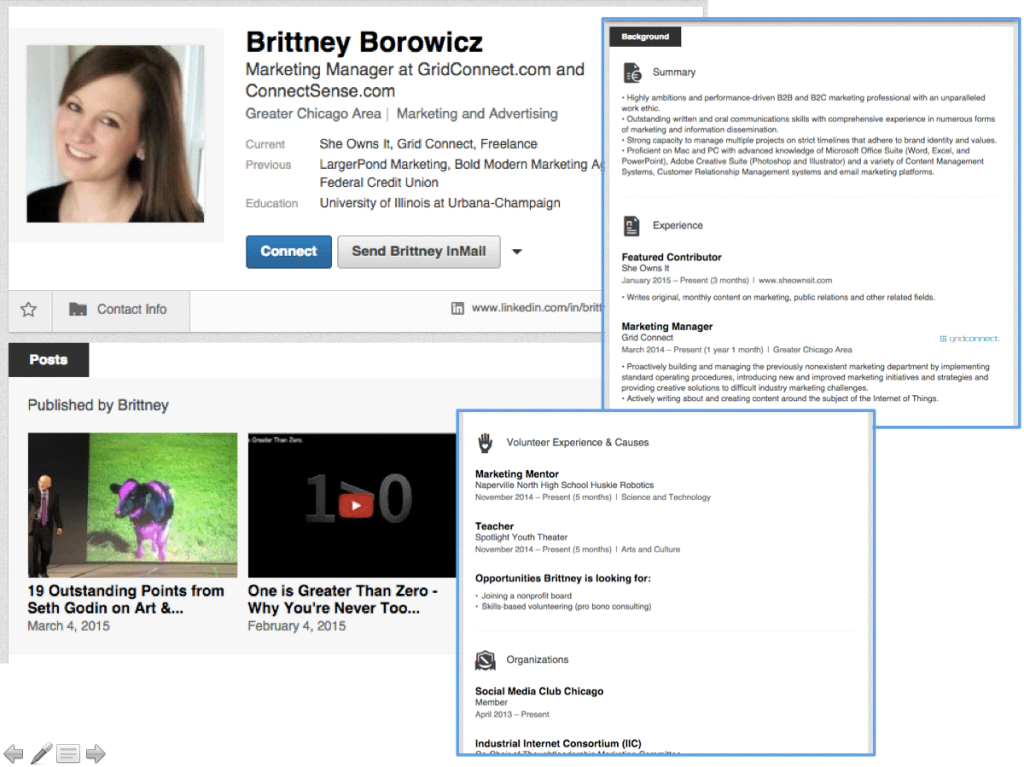 Linkedin good profile high network