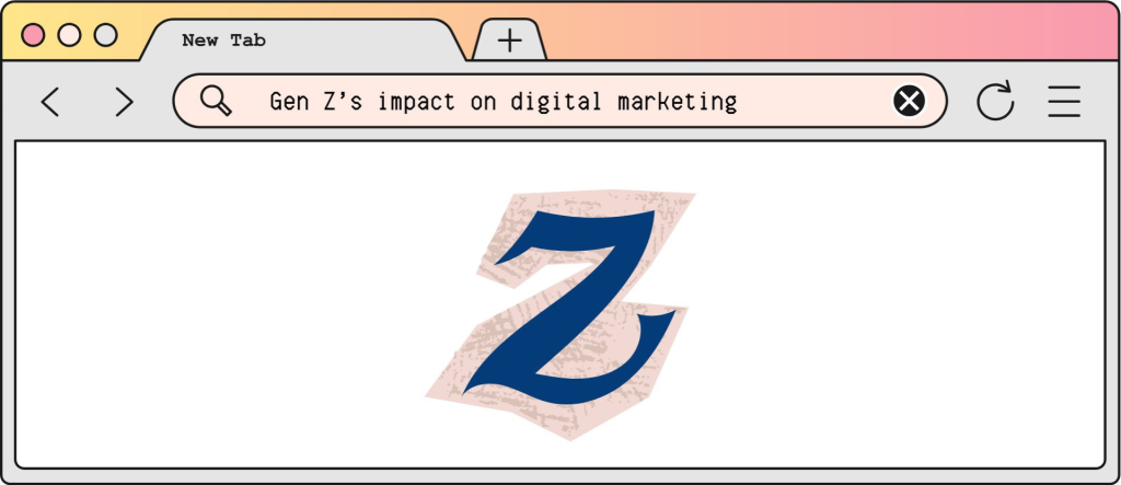 Recherche web de l'impact de la génération z sur le marketing numérique