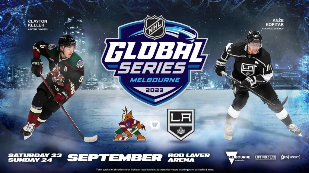 Marketing Numérique de la LNH pour sa série mondiale à Melbourne
