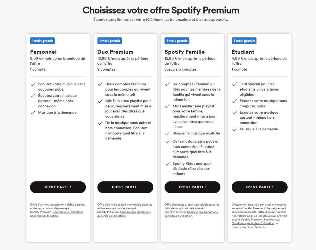 Prix Spotify
