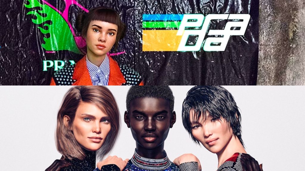 Lil Miquela for Prada and Balmain's virtual model influencers