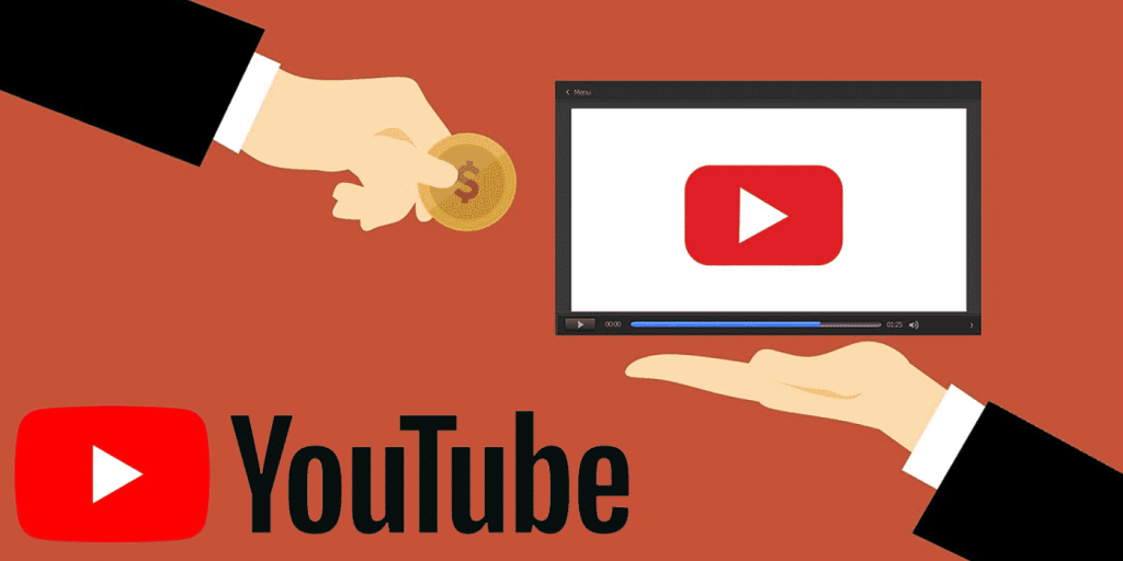 Achat de publicité sur la plateforme YouTube.