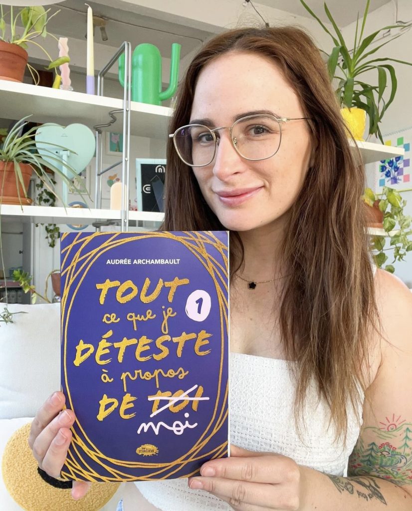 Audrée Archambault, autrice succès de #BookTokQuébec
