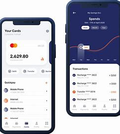 Example of digital banking app for better personalized content