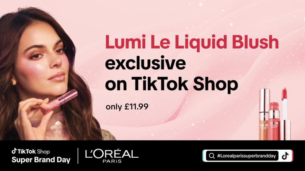 Événement exclusif de L'Oréal faisant partie d'une série de marathons d'événements live shopping sur TikTok