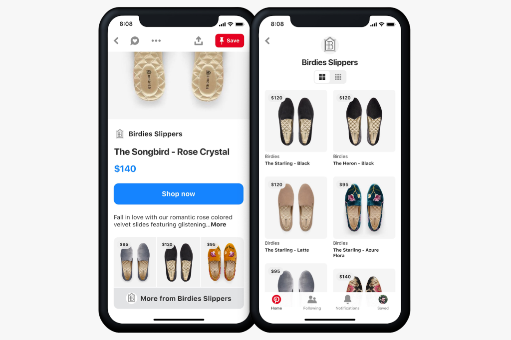 Commerce social sur Pinterest