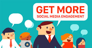 Content of a guy speaking about social media engagement