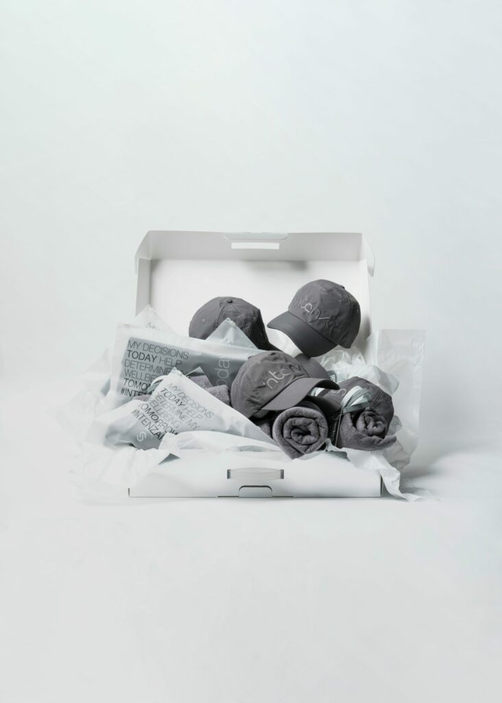 PR packages, développement durable, unboxing