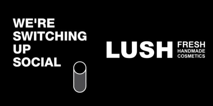Exemple d’engagement de marque : Lush quitte Instagram, Facebook et TikTok pour rester fidèle à ses valeurs éthiques