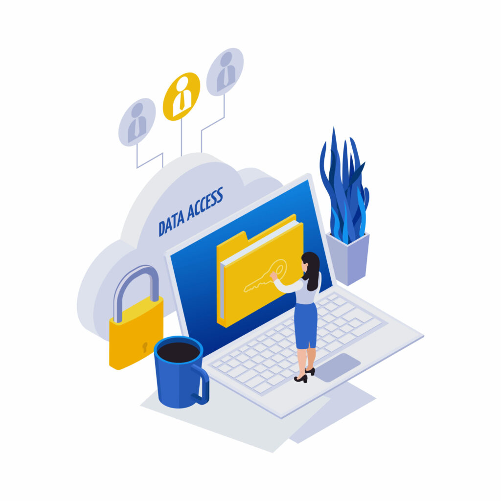 Visual representation of data privacy and data collection