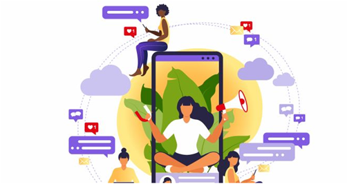 Illustration du rôle des influenceurs dans le trafic Web