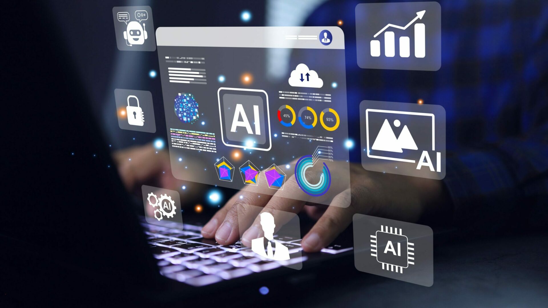 AI in influencer marketing data analytics and digital strategy visualization