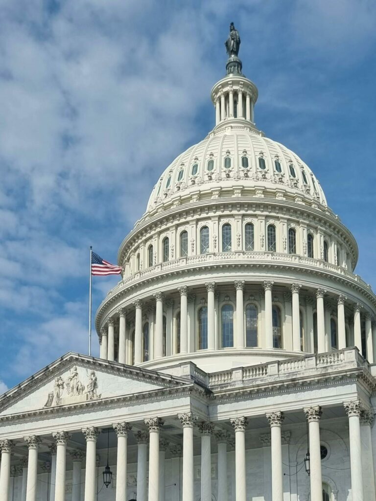 Le Capitol des États-Unis, haut lieu politique et siège du Congrès
