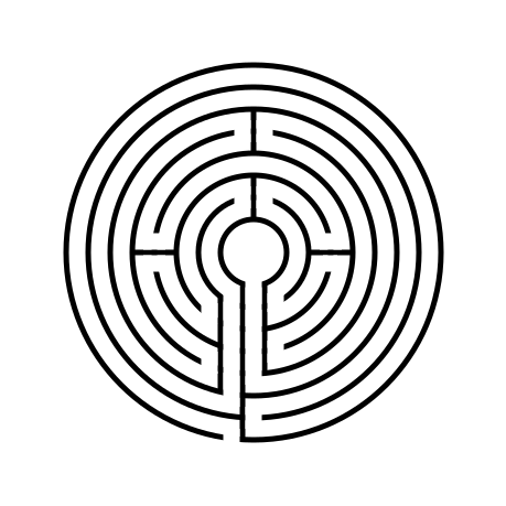 Labyrinthe qui illustre le dark pattern nommé Roach Motel