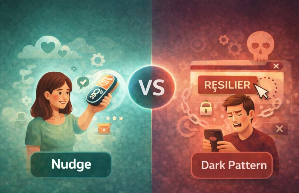 Nudge versus Dark Pattern
