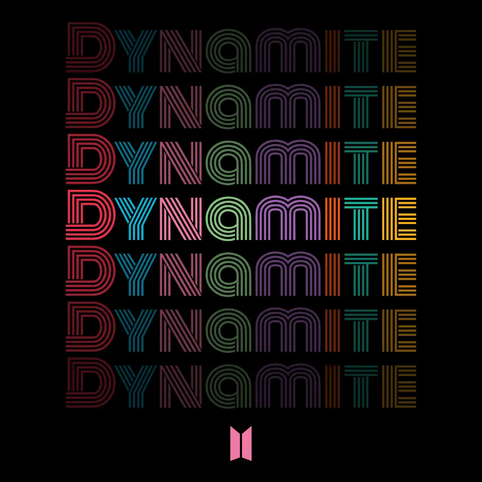 Couverture album dynamite du groupe k-pop BTS