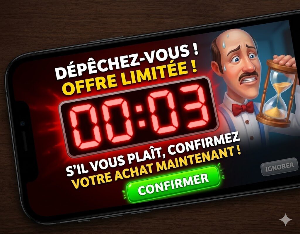 compte à rebours anxiogène FOMO