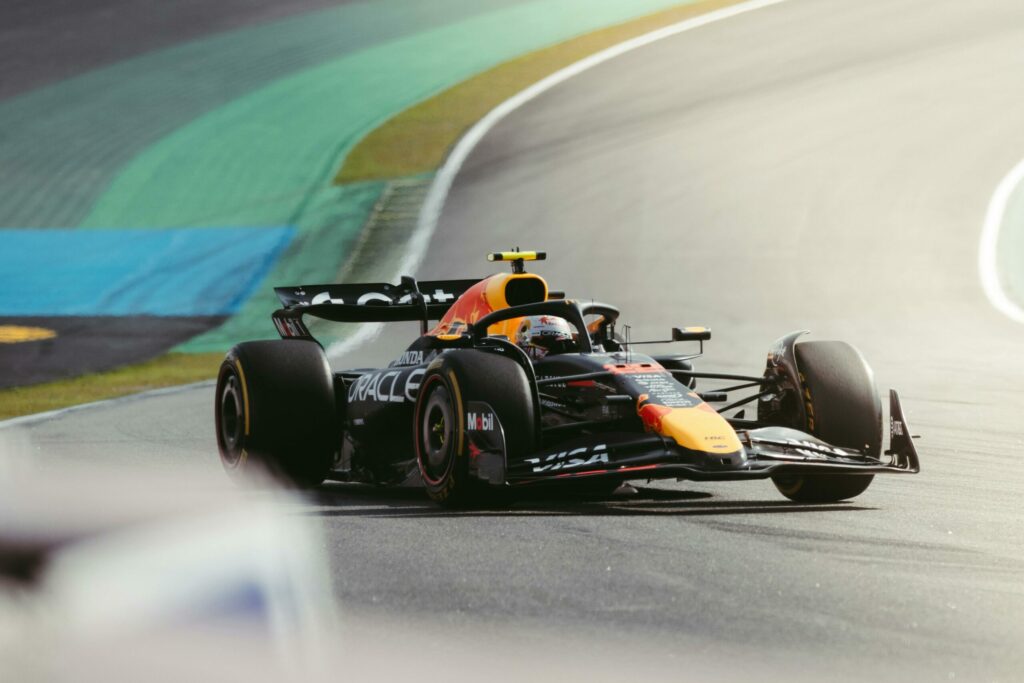 Max Verstappen in a Formula 1 car